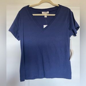 Forever 21 Basic Short Sleeve V-neck Tee
